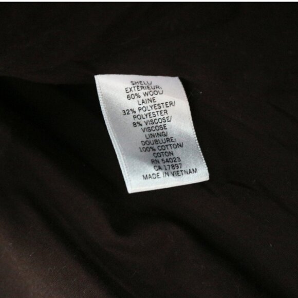 Banana Republic Brown Wool Military/Field Jacket - Size XL - Picture 9 of 10